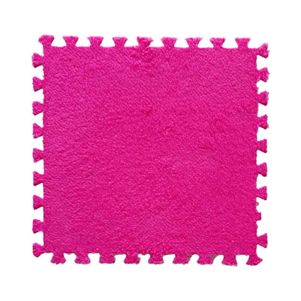 1 st 30X30cm EVA Skum Pusselmatta Mjuk Plysch för Hem Barn Sovrum blue 1pcs
