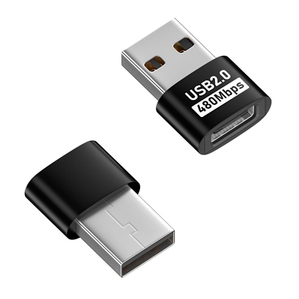 USB-C Type C Hane till USB 3.0 Type A Hona OTG Adapterkabel 2024 Konverterare T4I6 Black usb