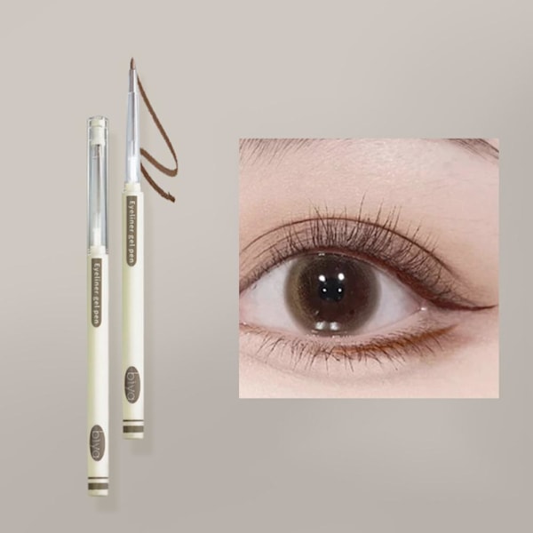 Silkeslen Långvarig Eyeliner Hållbar Vattentät Anti-kladd fo 102 Berlin Brown 0.12g