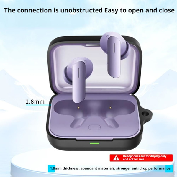 Dammtätt hörlursfodral Trådlösa hörlurstillbehör för realme white For realme Buds Air 7