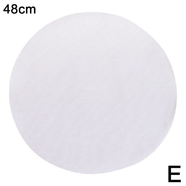 Silikon Ångkokningsmatta Rund Silikon Ångkokningsduk Ångkokningspapper 48CM 1pcs