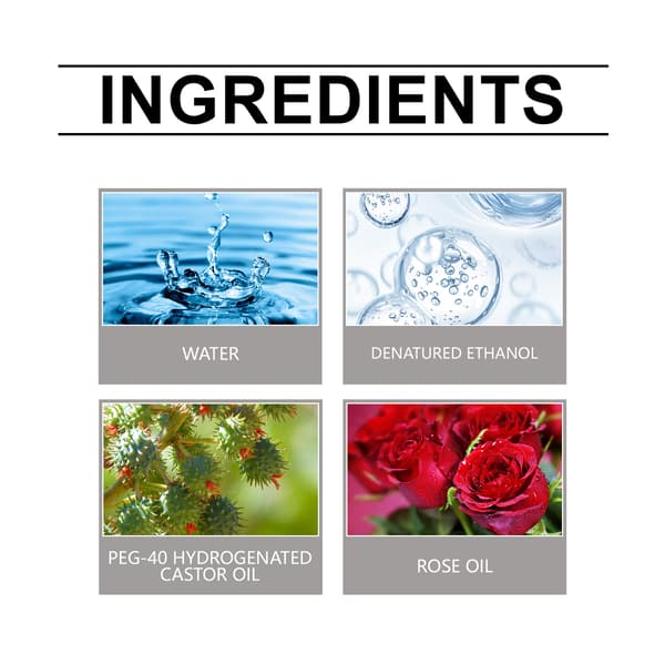 Roseduftende indendørs spray, langvarig duft, luftfrisker til soveværelser.