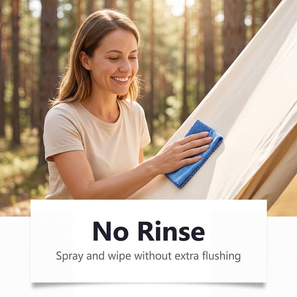 Ulkoteltan ja kankaan homeenpoistospray - 100 ml pullo pyyhkeellä