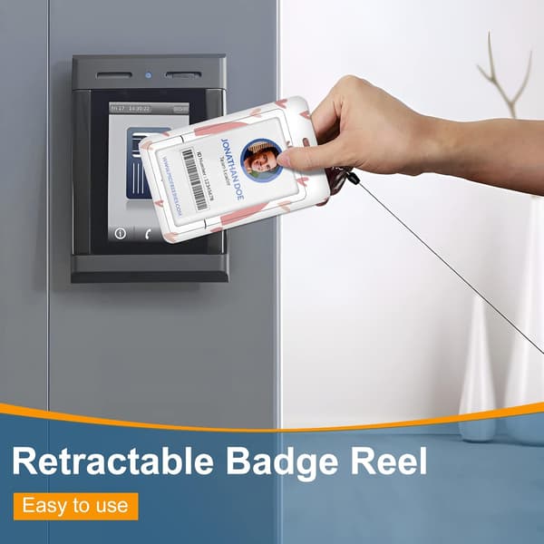 Badgeholder med udtrækkelig rulle