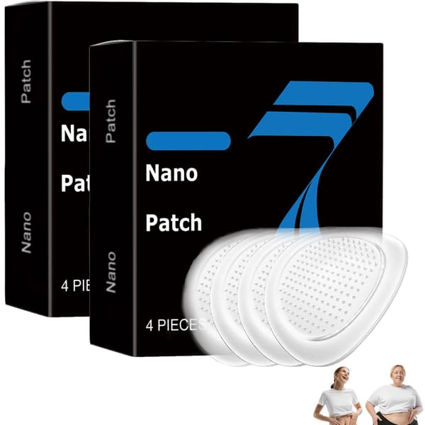 8PCS Nano Patch Uppstramande och Kroppsplåster, 2-pack, Återfuktande, Alla Hudtyper