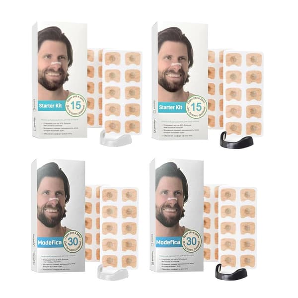 Anti-snorke magnetisk næseudvider næseplaster Stop snorken Devi B2F8 E8E2 White 02 30 items