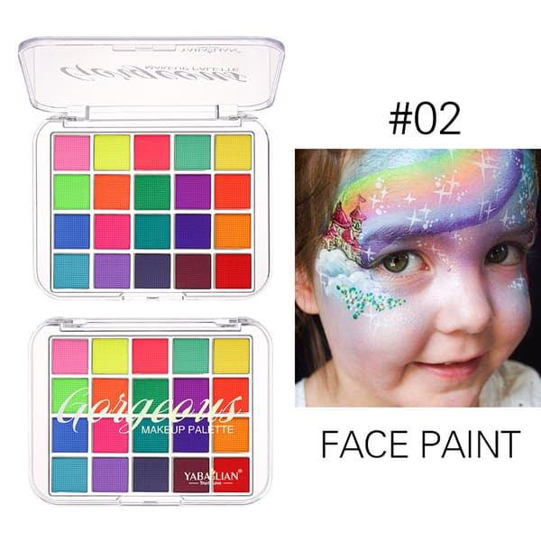 Øjen- og ansigtspalette til nem oprydning af makeup #2
