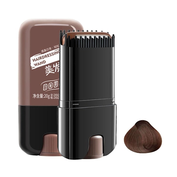 Hårfärg Stick Långvarig Tvättbar Täcker Grått Hår Färgpenna G0D0 chestnut brown 20g