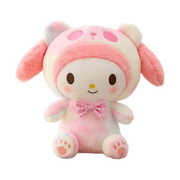 25cm Ny Tie-dye Kurumi Melody Yu Gui Hund Plyschleksaker Dockor Tyg white 45cm One-size