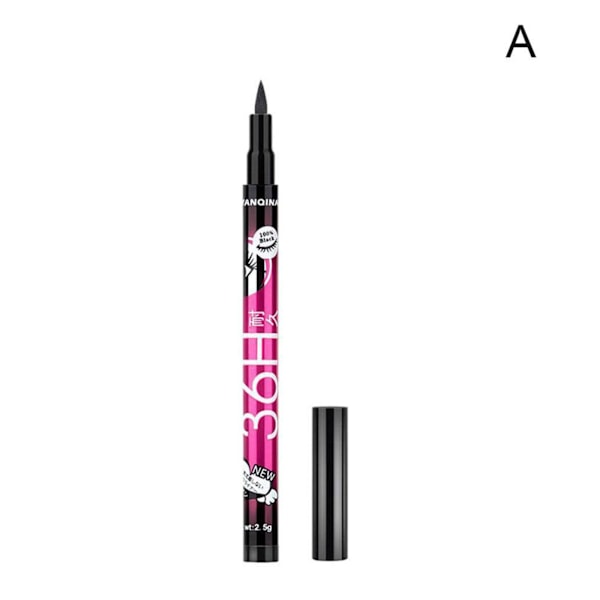 36H Färgglad Vattentät Penna Flytande Eyeliner Ögonpenna Skönhetspenna 4 sorter O1W3 black 1pcs