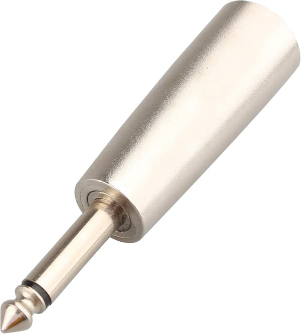 2 STK XLR Hanstik til 6,35 mm 1/4 tomme Mono Jack Stik Audio Adapter