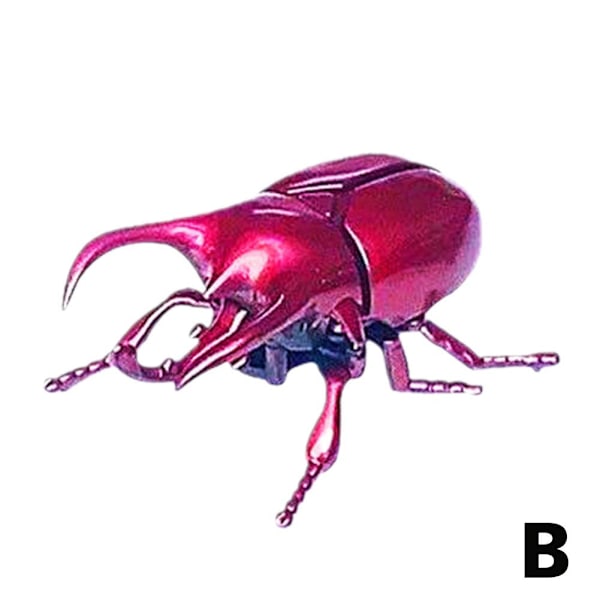 Uppdragbar leksaksbagge Kreativ busare animerad insektbagge Sca red 10*6*4c
