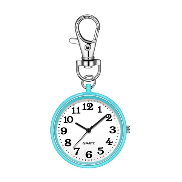 Kreativ Fickur Nyckelring Modeväska Examen Ficka Nyckelring Hänge Klocka P3L1 Blue One size