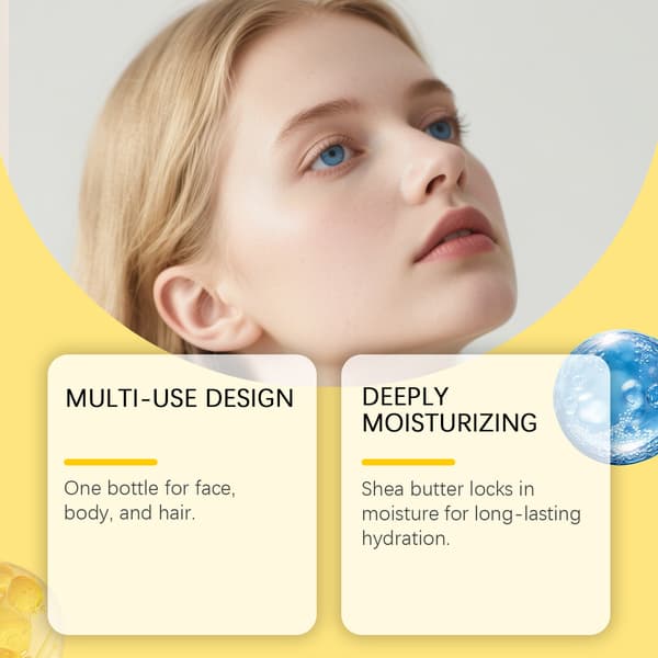 Nærende Sheasmør Multi-Pleje Creme til Daglig Hududglatning - 227g