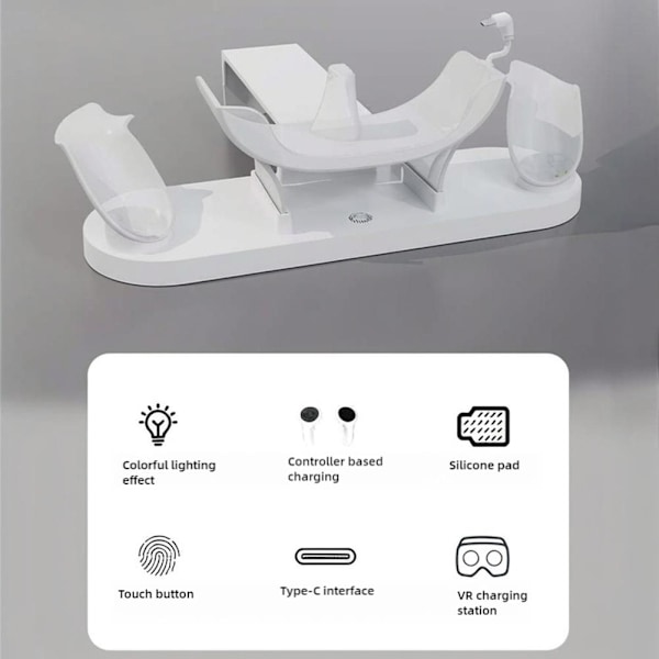 Laddningsdocka Bas Laddstation Hållare För OculusQuest 3S/Q3 N7X V3S3 X2C5