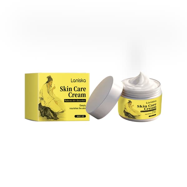 Hudlindrende creme plejer glat, blød, elastisk, hydreret og strålende hud.
