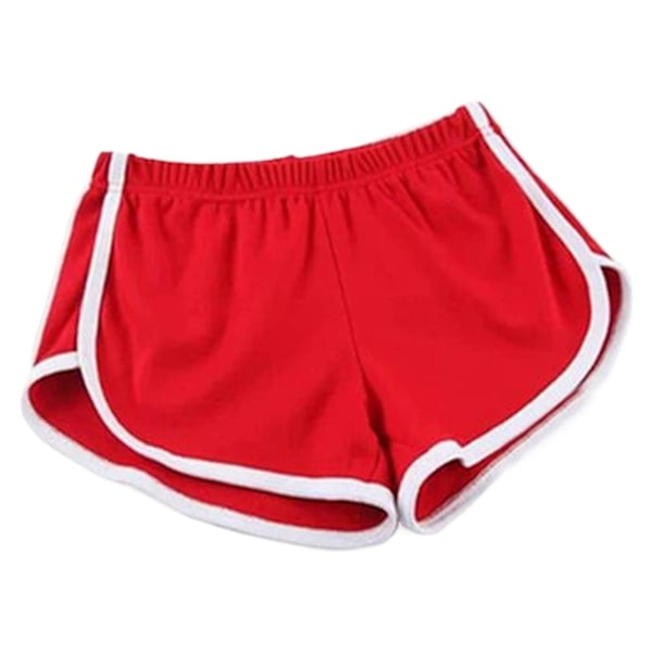 Sportshorts Sommar Dam Utomhuskläder Fritid Lös Shorts R6X Red L