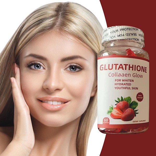60 st Glutathione Collagen Kapslar Lyster För Hudblekning 丨 Hydra
