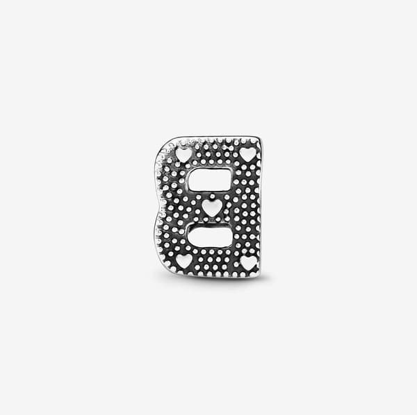 PANDORA Bokstav 925 Sterling Sølv Charm