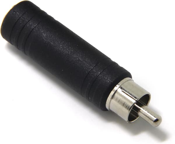 4-pak 1/4 tomme til RCA han-adapter - lydkonverter