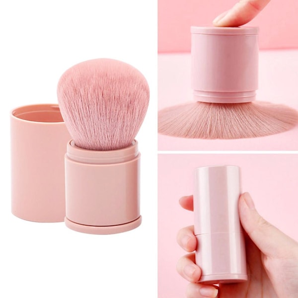 Infällbar sminkborste, portabel mini infällbar rougeborste Hot U5 bronzing brush 1pcs