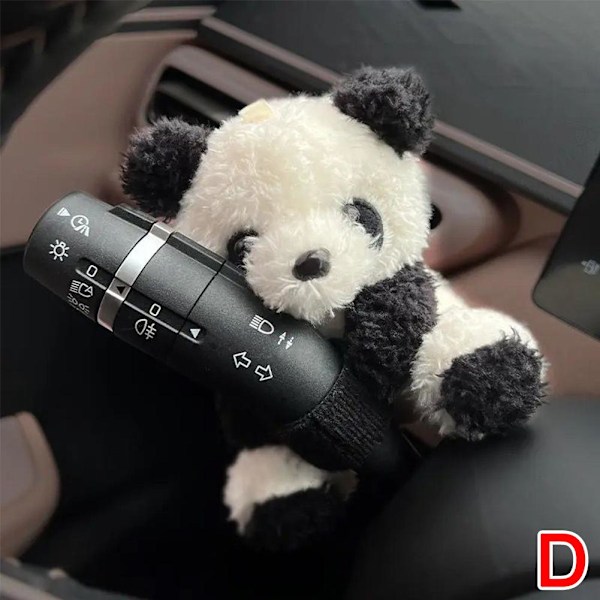 Bil Söt Rosett Panda Vindrutetorkare Blinkers Omkopplare Ornament Auto P panda One size