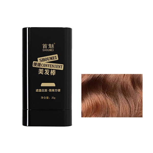 Lilinzhi Vattentät Tillfällig Hårfärg Dye Stick Långvarig dark brown 1pcs