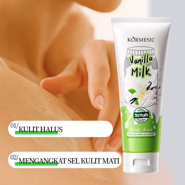 Vaniljemælk Body Scrub Creme