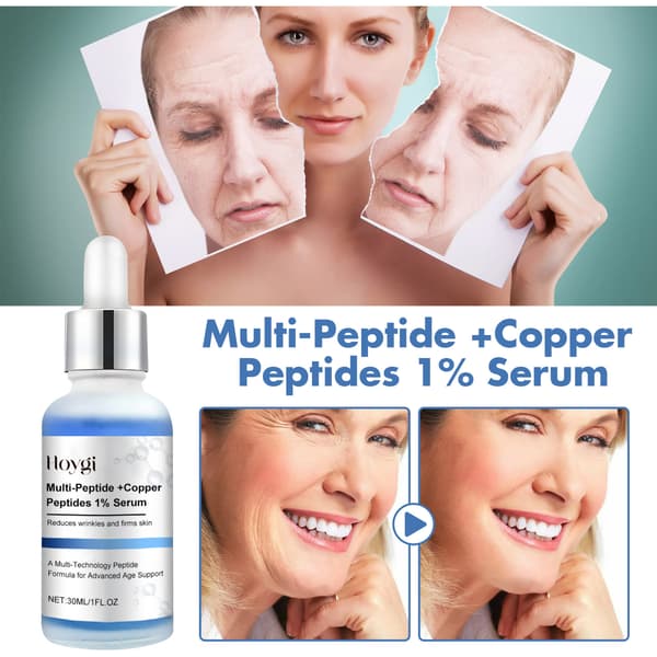 Anti-aldring Peptidserum for Rynker - 30ml, Oppstrammende og Elastisitetsøkende