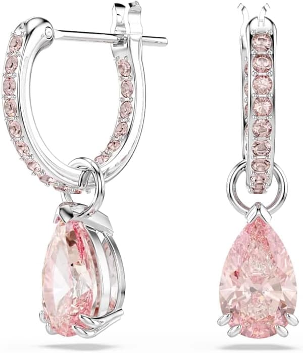 Swarovski Attract Collection dråpeøreringer rosa rosa pink