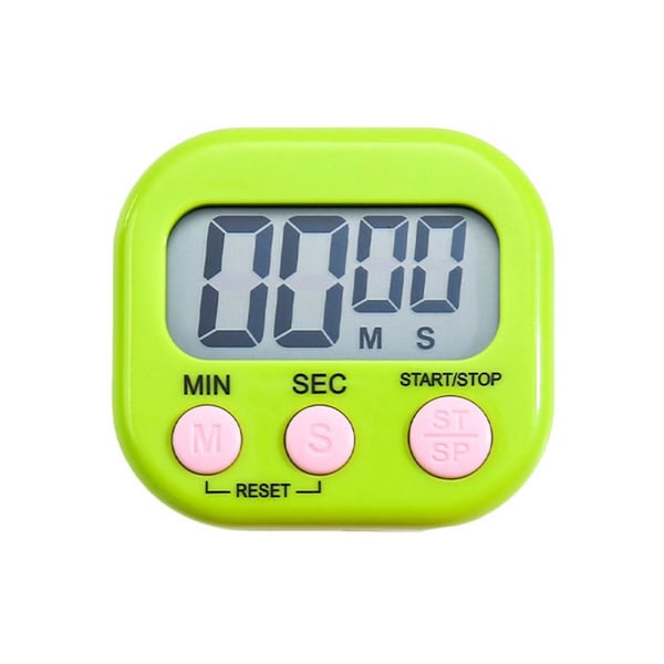 Stor LCD digital kök matlagning timer nedräkning upp klocka högt white 1PCS