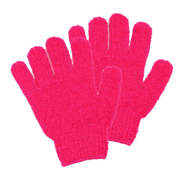 Duschsäckar Exfolierande Tvätthandske Badhandskar Hudkroppsborste Skrubba white  1pcs