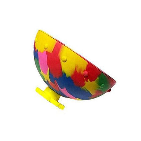 2 st Nya Fidget Leksaker Hip Hop Gummi Flipoppa Studsande Skål Studs Spinner Skål Snurra Topp