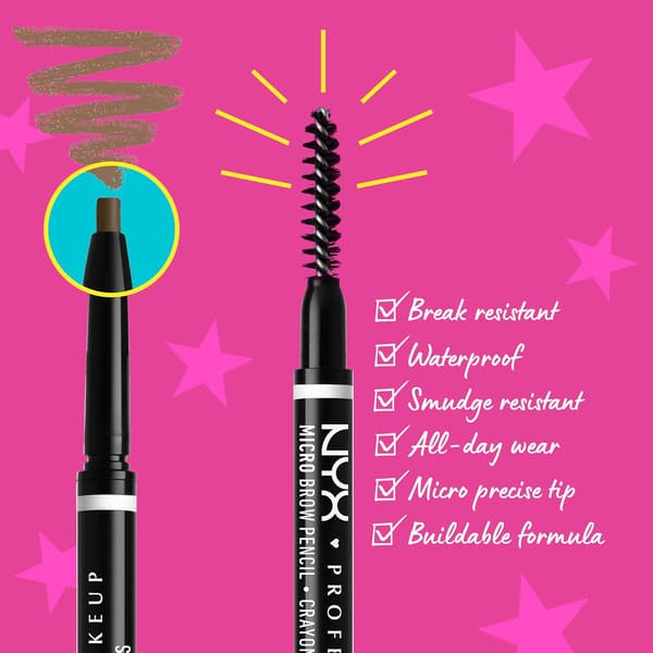 PROFESSIONEL MAKEUP Micro Brow Pencil, Præcis Øjenbrynspen - Espresso
