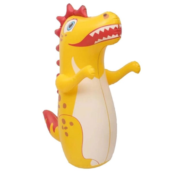 3D Uppblåsbar Tumlare Leksaker Dinosaurie Slå Boxning Cartoon Sand green dinosaur 90cm