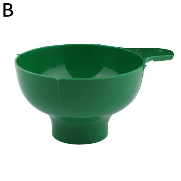 Hemkonservering Trattverktyg, Livsmedelsgodkänd Plast Bred eller Vanlig Mun Green One size