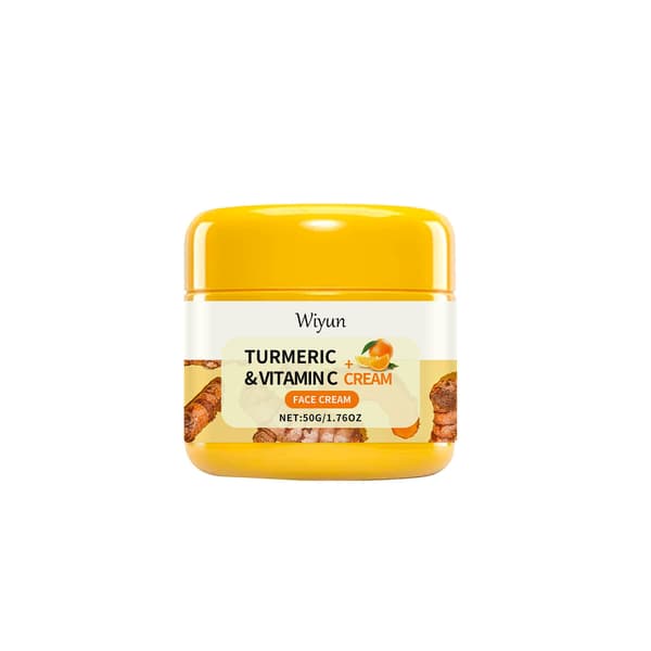 Gurkmeja C-vitamin kräm - Mild daglig ansiktsfuktighetskräm och återfuktande ansiktskräm
