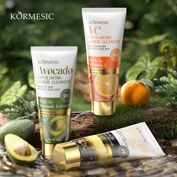 Avokado C-vitamiini Kuoriva Puhdistusaine