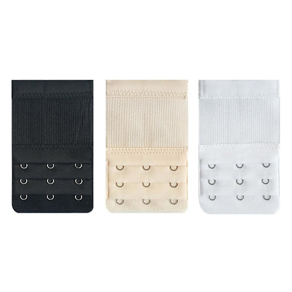 Elastiskt och elastiska underkläder med förlängda tre raders knappar I2F8 beige 1pc