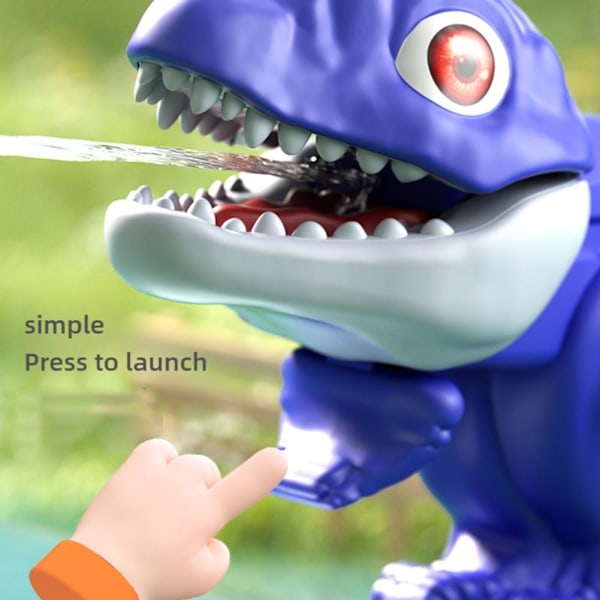 Tecknade Dinosaurie Vattenleksaker Barn Djur Spruta Vatten Spla Blue 1pcs