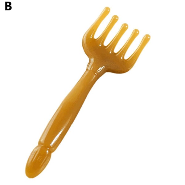 Skalpmassageapparater, Huvudmassage, Huvudmassagekammar för Stresslindring yellow 1pcs
