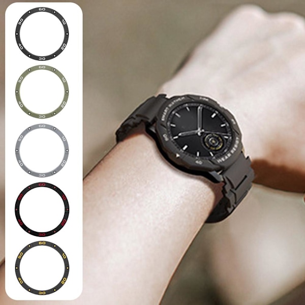 Skyddande ram för Xiaomi Watch S3, antikollisionsskydd A black gold for Xiaomi watch S3