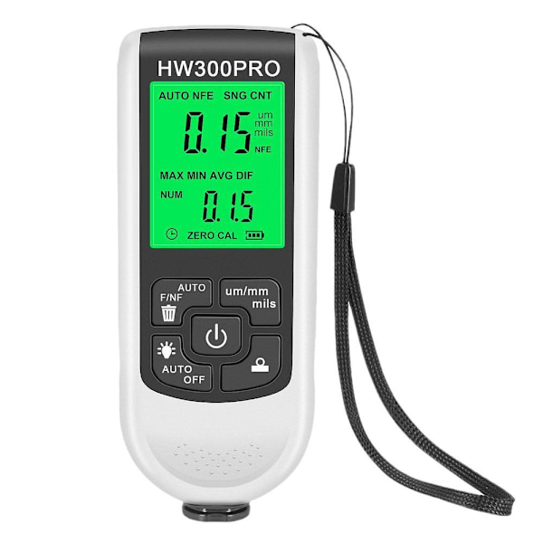 HW-300PRO Automatisk tjockleksmätare Digital bilfärgstestare A 1pcs