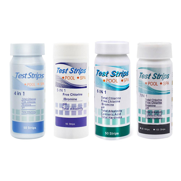 Klor Dip Testremsor Pool Vatten SPA Badtunna PH TestpapperHot~ One bottle 50pcsB 5N1