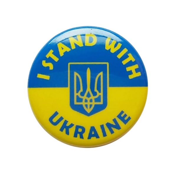 Ukraina Flagga Nål, Stå Med Ukraina Knapp Badge, 2025 Ukraina Fl 20pc One size