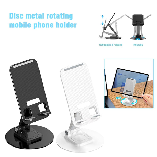 Universellt teleskopstativ i aluminiumlegering för B2B1 θα white 1pcs