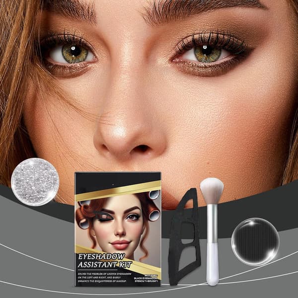 Øjenskyggeassistent Kits Makeupbørsteværktøj Øjenmakeupværktøj Stencils Stencils