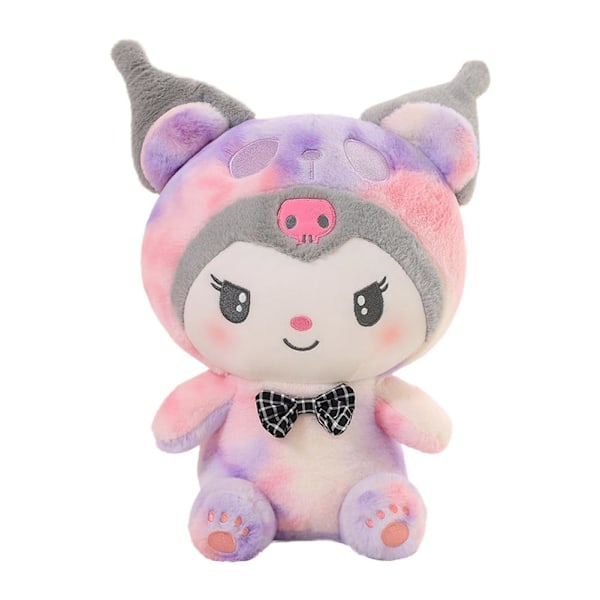 25cm Ny Tie-dye Kurumi Melody Yu Gui Hund Plyschleksaker Dockor Tyg pink 45cm One-size