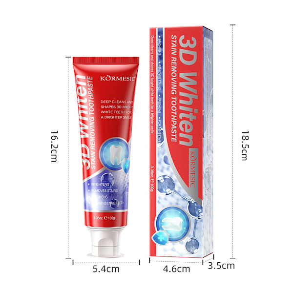 Tannkrem (3D) - Original formel for frisk pust