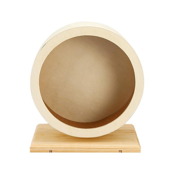 Hamster Trähjul Tyst Hjul Litet Djur Träningshjul Tillbehör D2U8 20.5cm 1pcs